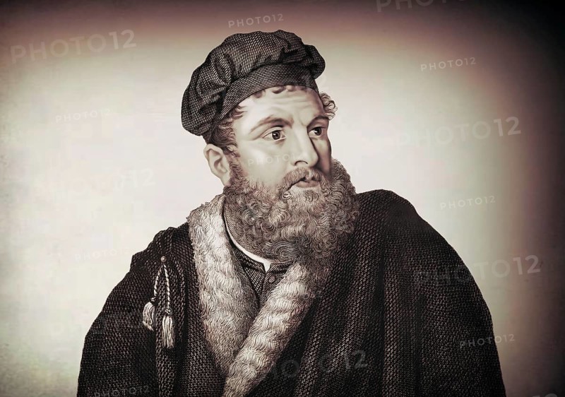 Marco Polo, c.?1254 –1324, an Italian merchant, explorer and writer, digital edited