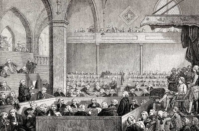 The General Assembly meeting at the Tron Kirk, Edinburgh in 1787