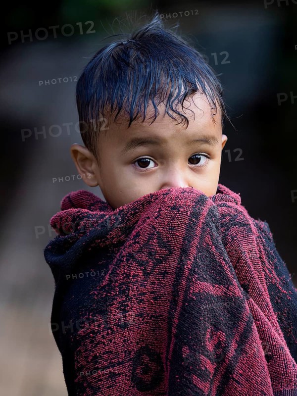 Boy with towel, Tana Toraja, Sulawesi, Indonesia