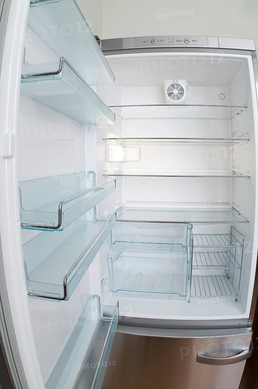 Empty fridge, diet, nutrition, food, lose weight, empty