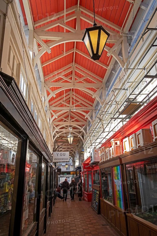 Interior view, Covered Market, Oxford, England, Great Britain