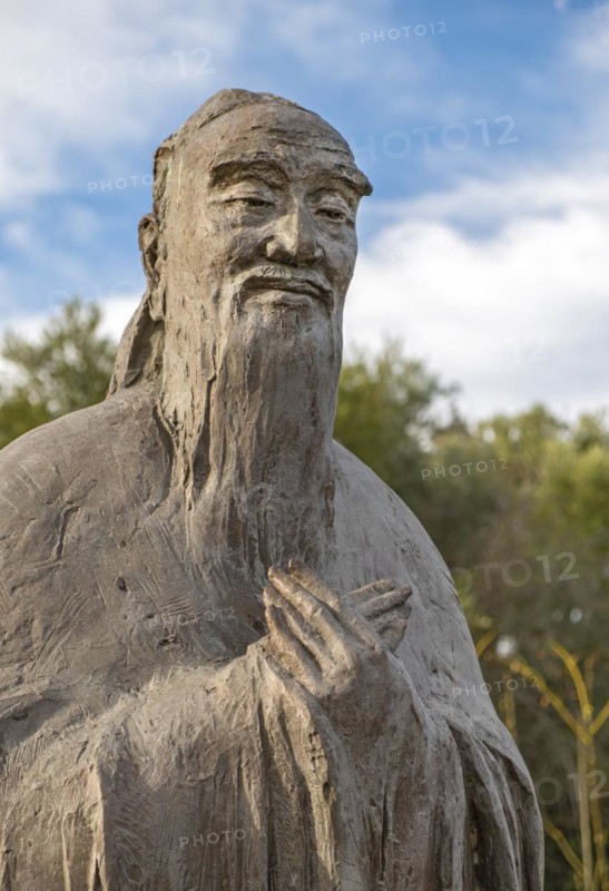 Statue of Confucius, Ancient Agora of Athens, Greece