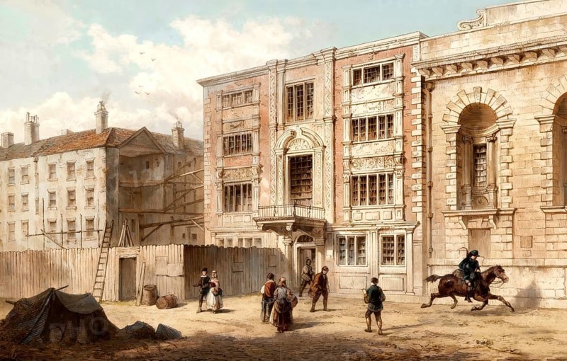 The General Post Office, Lombard Street, 1800, London, England, United Kingdom