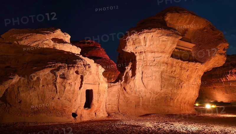 Middle East, Saudi Arabia, Nabatäergrag in Al Ula, Al Ula