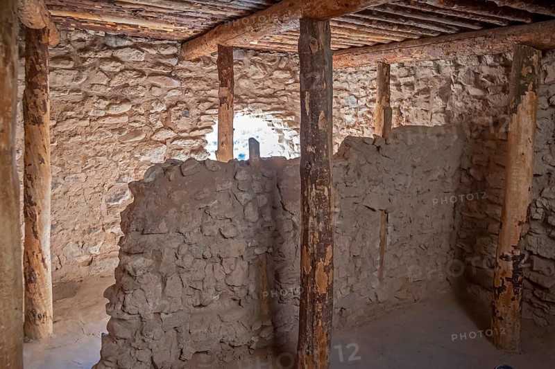 Clarkdale, Arizona - Tuzigoot National Monument. The park preserves the remains of a Southern Sinagua village that was occupied between 1000 and 1400
