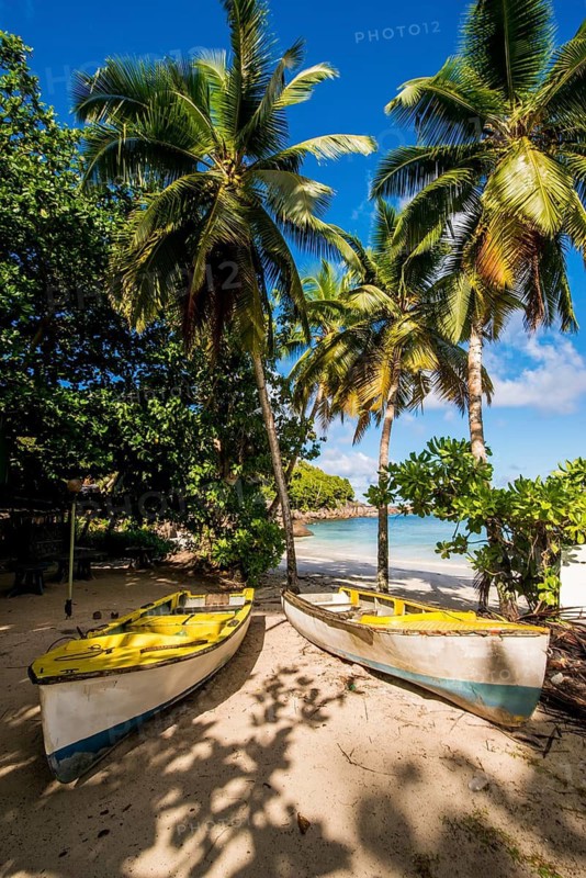 Petit Police Bay Beach, Mahe, Republic of Seychelles, Indian Ocean