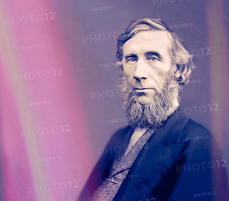 John Tyndall, 1820 –1893, Irish physicist and chemist, discoverer oft he greenhouse effect, digitally edited