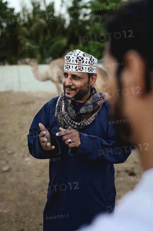 Camel breeder Said Shafari, Dhofar, Oman