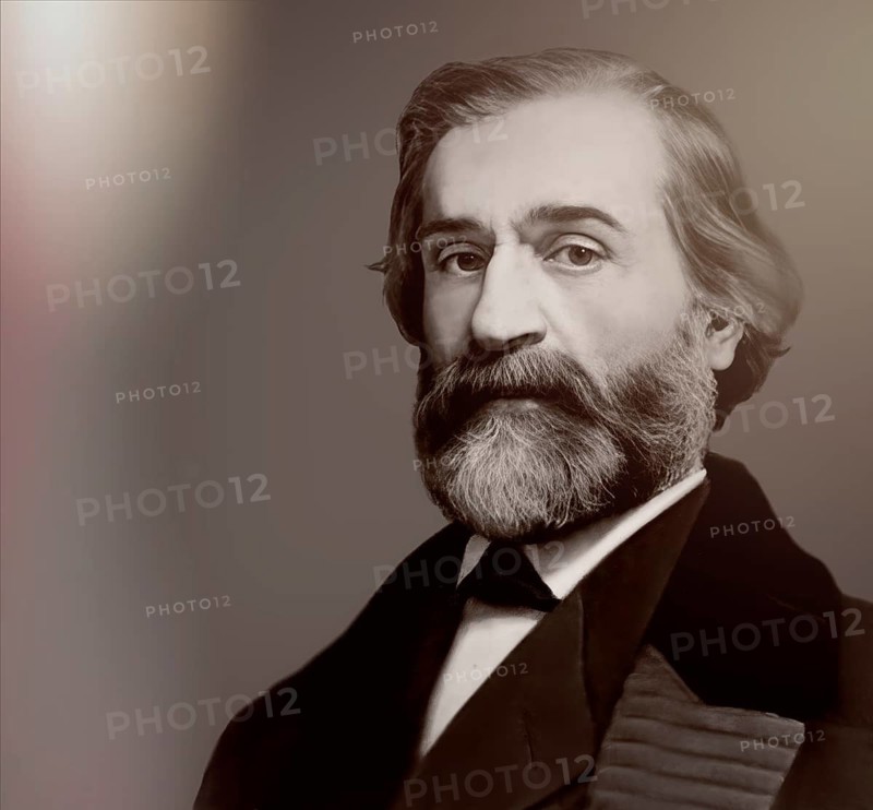 Giuseppe Verdi, 1813 – 1901, Italian opera composer, digitally edited