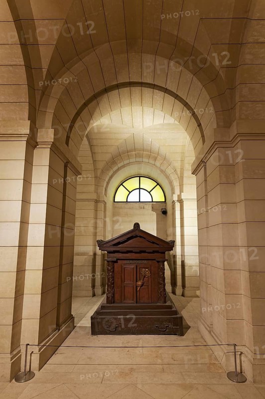 Tomb of Jean-Jacques Rousseau, Crypt of the Panthéon, National Hall of Fame, Latin Quarter, Paris, France