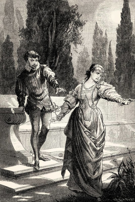 ACT V., SCENE IV., Princess, Tasso, scene from Torquato Tasso, a play by Johann Wolfgang von Goethe