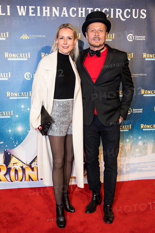 Franziska Hippe and Roman Knizka at the premiere of the 20th Original Roncalli Christmas Circus in Berlin's Tempodrom on 20 December 2024