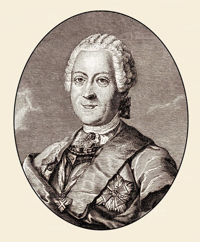 Heinrich, count von Brühl, 1700 - 1763, a German statesman at the court of Saxony and the Polish–Lithuanian Commonwealth
