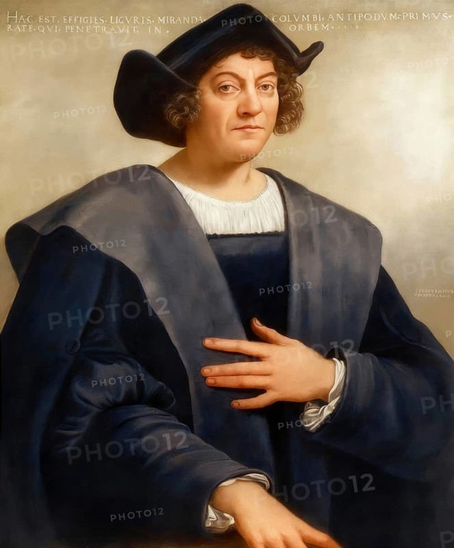 Christopher Columbus, 1451 - 1506, Italian navigator, digitally optimized
