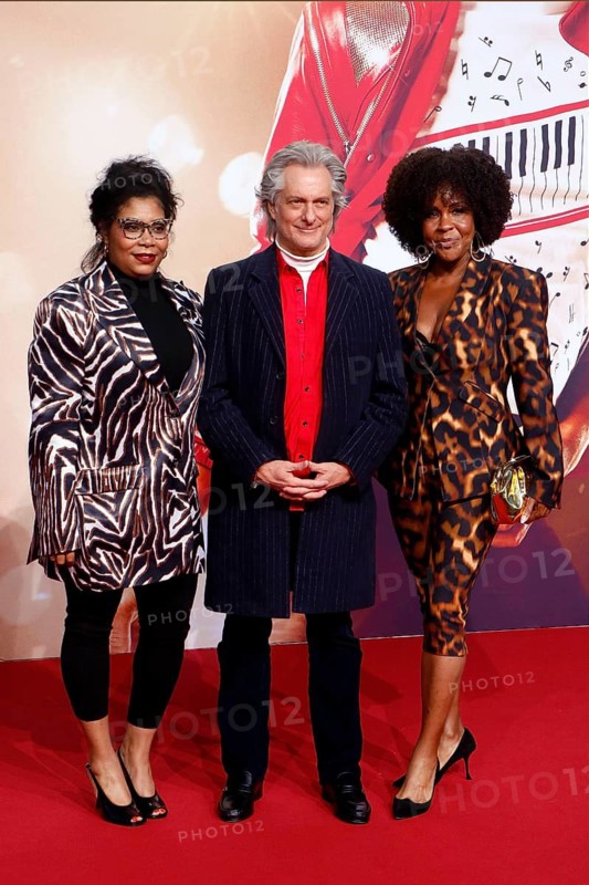 Marci Rodgers, Bill Corso and Carla Farmer at the world premiere of the movie Michael on Uber Platz in Berlin on 10.04.2026