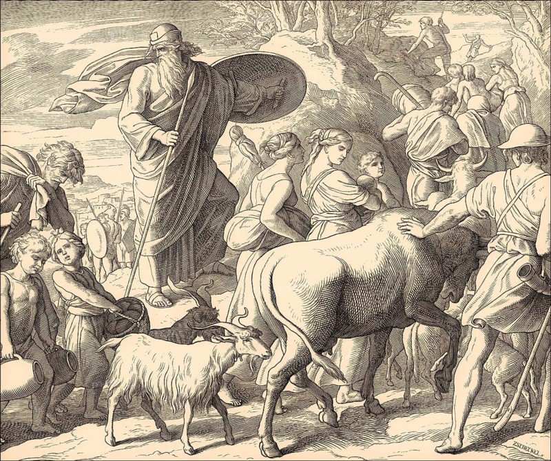Mattathias' Followers, Old Testament, by Julius Schnorr von Carolsfeld