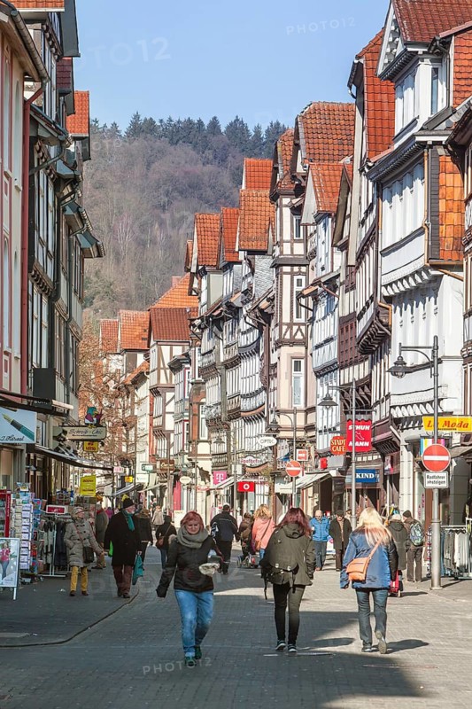 View of Hannoversch Münden, Lower Saxony, Germany
