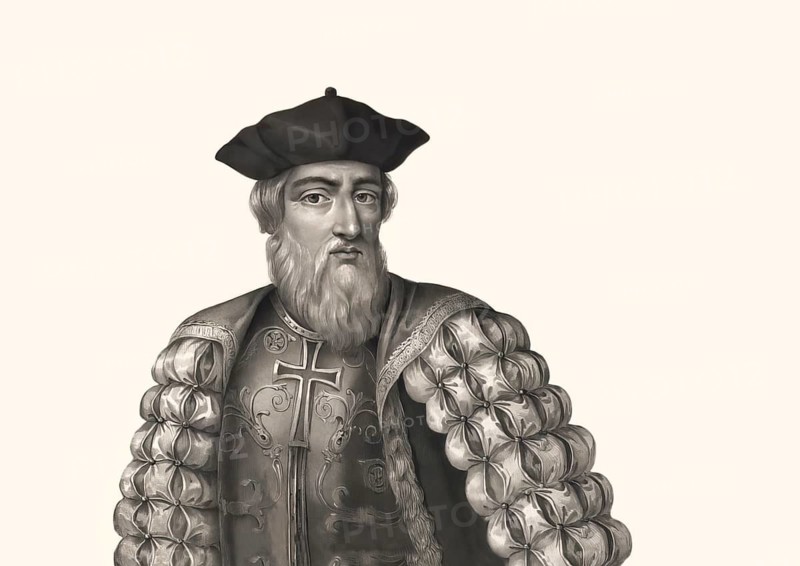 Vasco da Gama, c. 1460s – 1524, Portuguese explorer, digitally edited