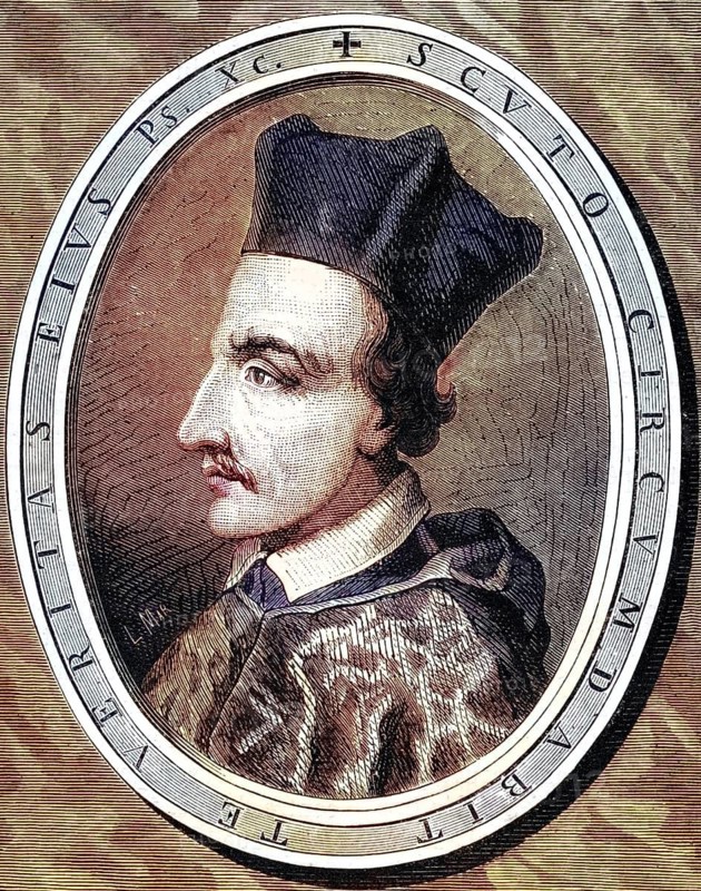 Cornelius Jansen, Jansenius (born 28 October 1585 in Acquoi near Leerdam, died 6 May 1638 in Ypres) was a Dutch theologian, Historical, digitally restored reproduction from a 19th century original, Record date not stated