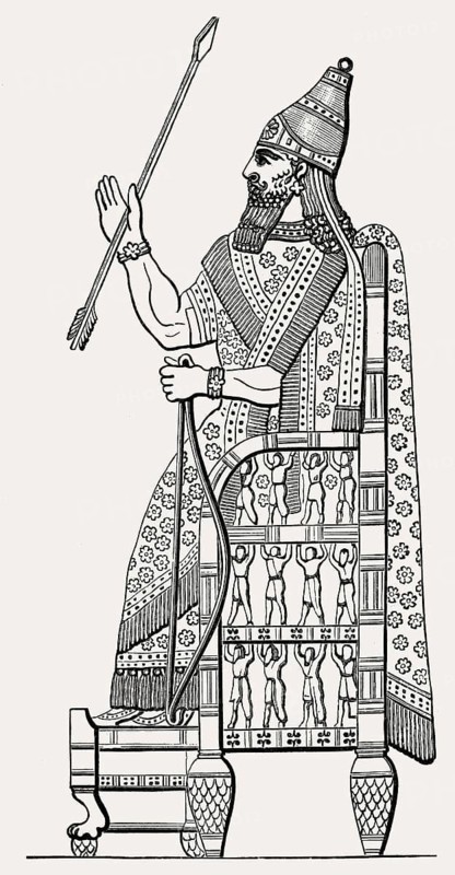 Sennacherib, king of the Neo-Assyrian Empire from 705 BC to 681 BC
