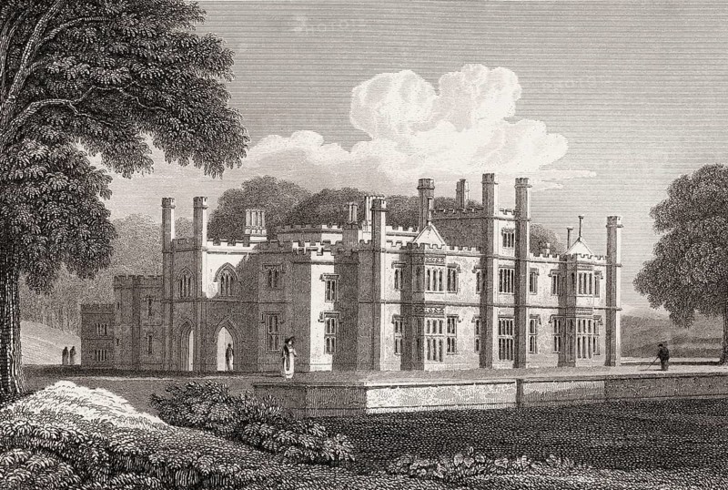 Dunmore Park, Airth, Falkirk, 19th century, from Modern Athens by Th. H. Shepherd