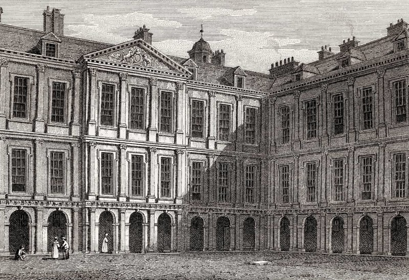 Holyrood Palace, Edinburgh, Scotland, 19th century, Views in Edinburgh by J. & H. S. Storer
