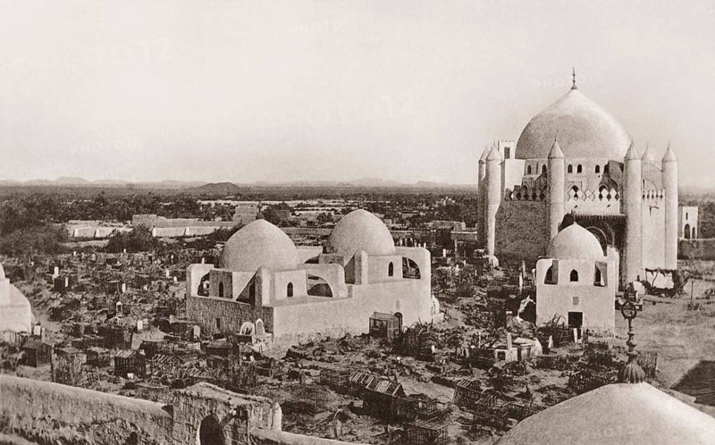 Al-Baqi, the main cemetery, city of Medina, Al Madinah Province, Saudi Arabia, 19th century