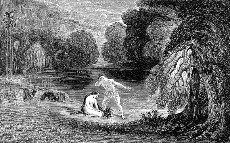 The judgement of Adam and Eve, the Book of Genesis, Old Testament, Hebrew Tanakh