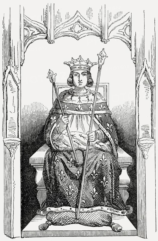 Louis IX, 1214 – 1270, known as Saint Louis, King of France