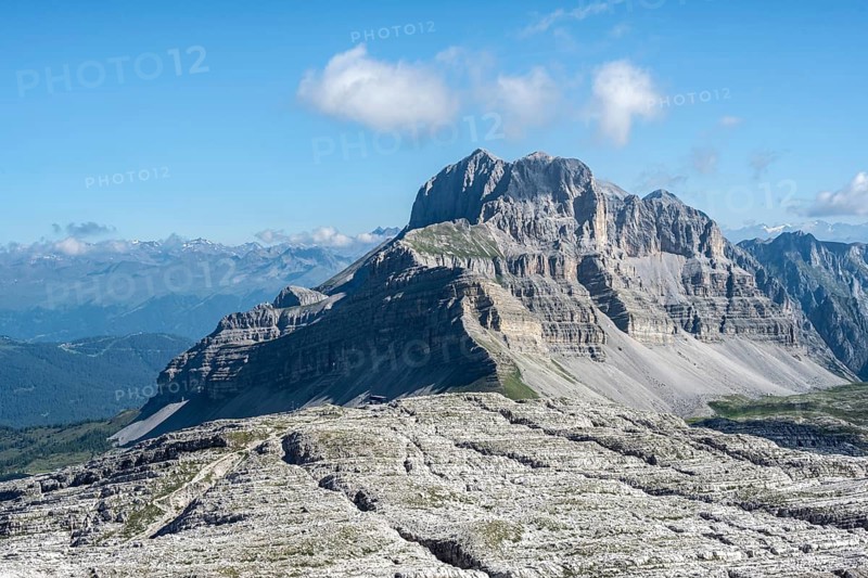 Pietra Grande and Grosté Plateau, Brenta Mountains, Brenta-Adamello Natural Park, Trentino, Italy