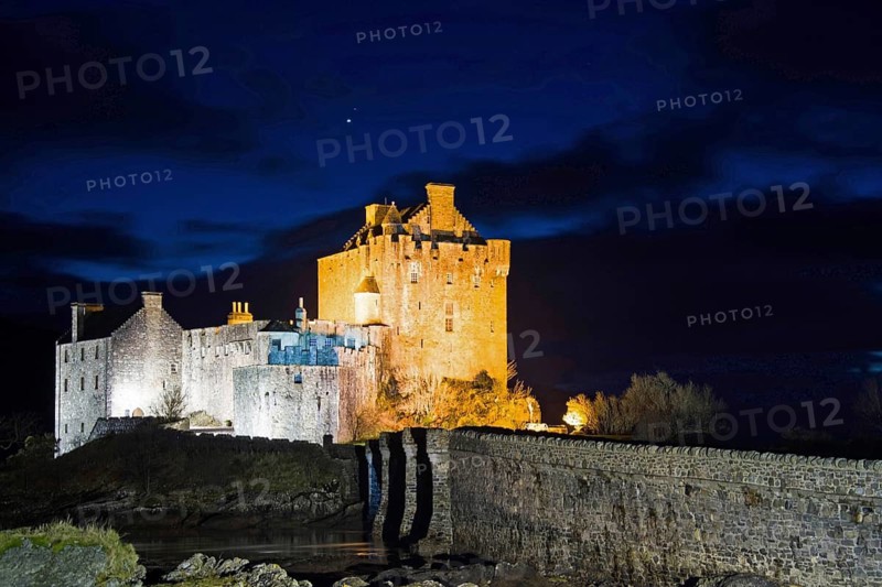 Eilean Donan Castle, a castle near Dornie in the Scottish Highlands, Scotland, Great Britain