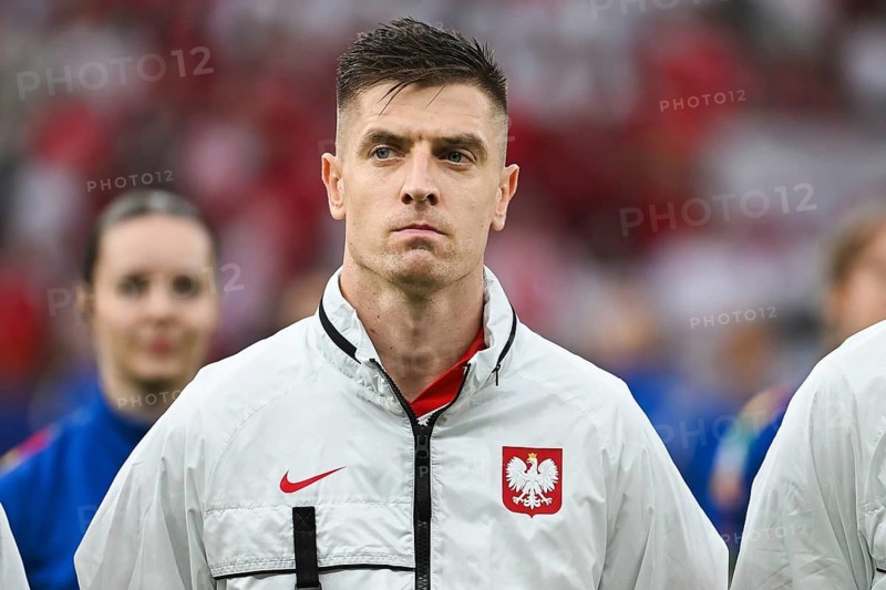 BERLIN, GERMANY - JUNE 21, 2024: Euro 2024 Groupe D match Poland vs Austria 1:3. Krzysztof Piatek.