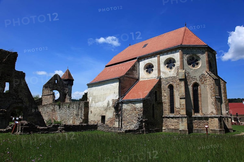 Former Cistercian monastery Carta, Kerz, founded in the 12th century by Cistercian monks and is one of the oldest religious monuments in the region, Sibiu County, Transylvania, Romania