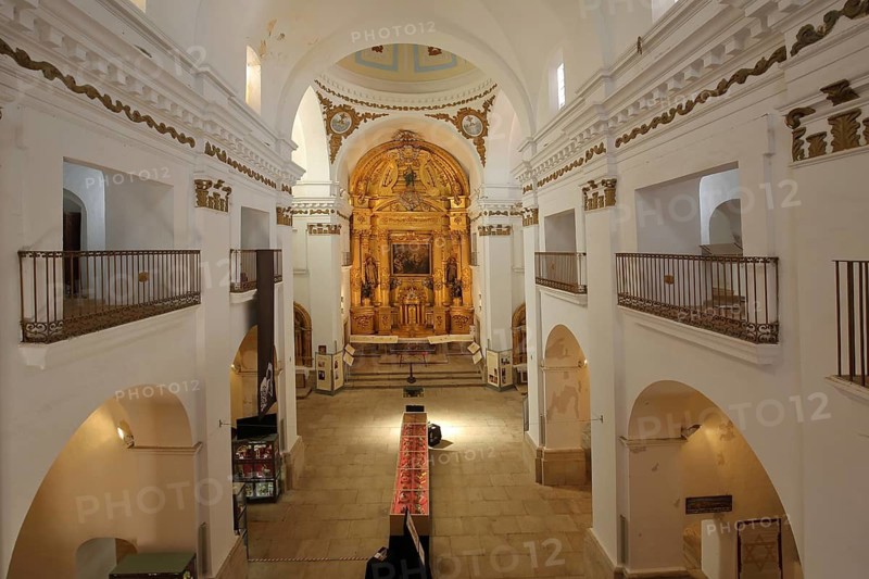 Interior view of Iglesia de San Francisco Javier Church, UNESCO Old Town, Caceres, Extremadura