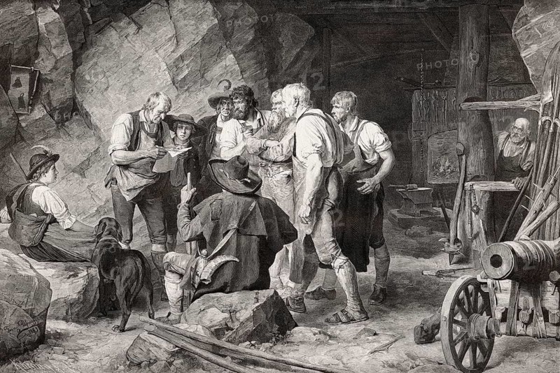 Meeting of the freedom, fighter, Tyrolean Rebellion, 1809