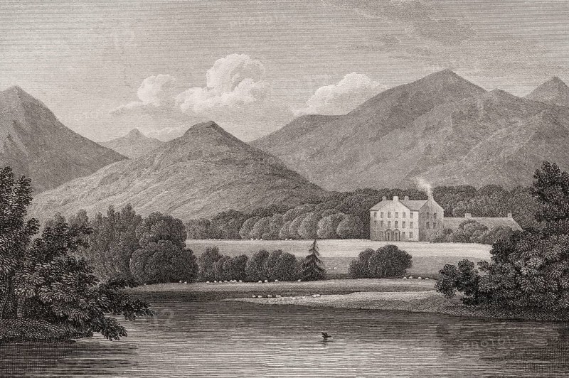 Faskally House, Moulin, Perth And Kinross, 19th century, from Modern Athens by Th. H. Shepherd