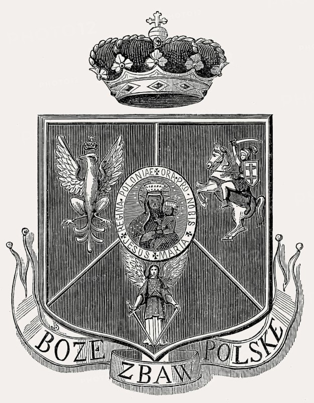 January Uprising's coat of arms for a Polish–Lithuanian–Ruthenian Commonwealth