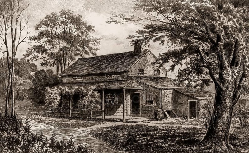 The Edgar Allan Poe Cottage, former home of American writer Edgar Allan Poe, Kingsbridge Road, New York