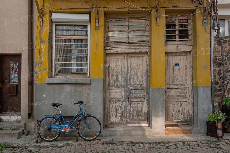 Sozopol, Bulgaria. September 25th 2020 Beautiful traditional houses in the Old harbour town of Sozopol on the Black sea coast 35 kms from Burgas, Bulgaria