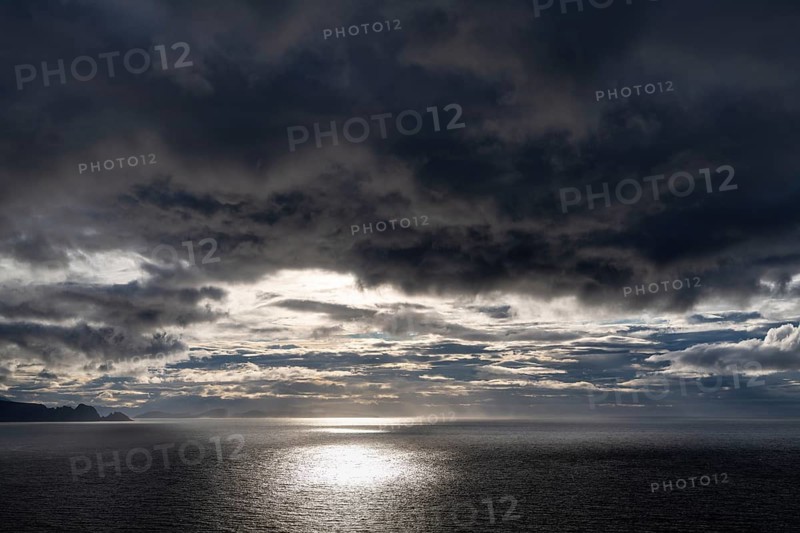 Lighting over the Norwegian European Sea, Söröya, Finnmark, Norway, September 2018