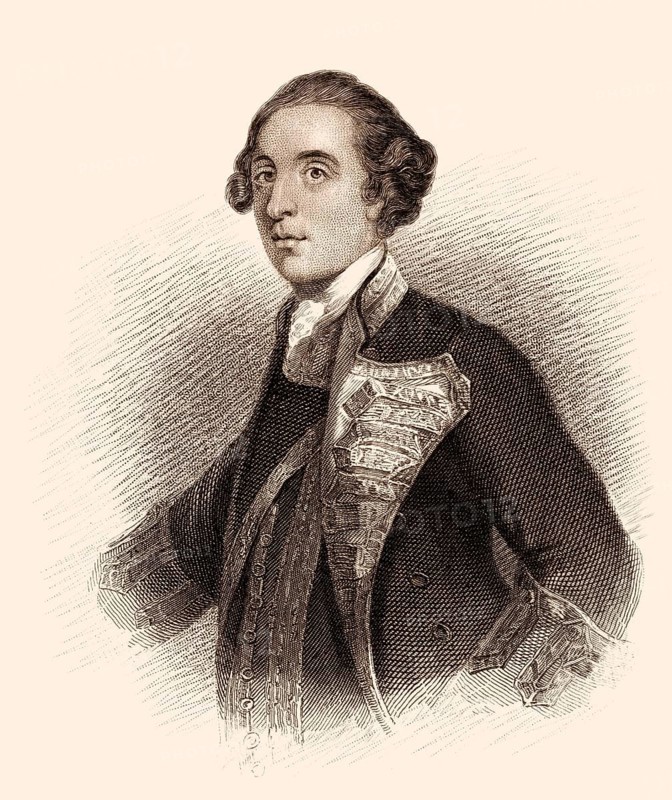 George Brydges Rodney, 1. Baron Rodney, 1718-1792, britischer Marineoffizier
