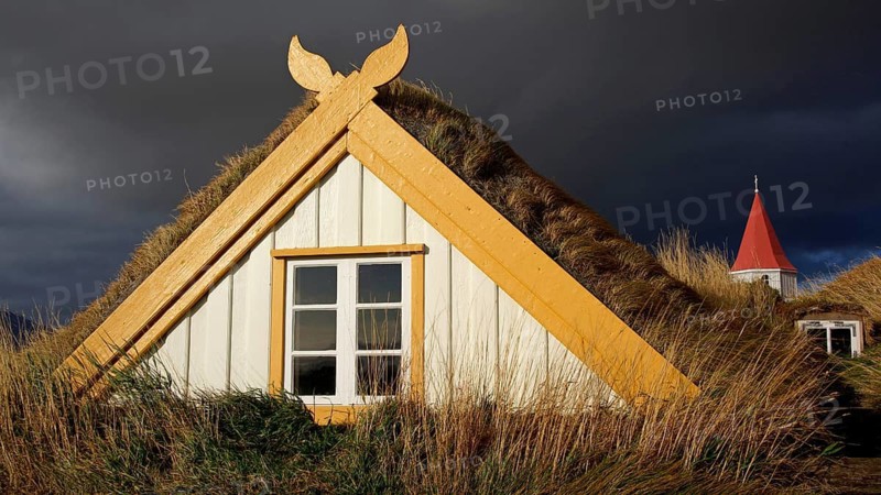 Europe, Scandinavia, Iceland, house in Glaumbär