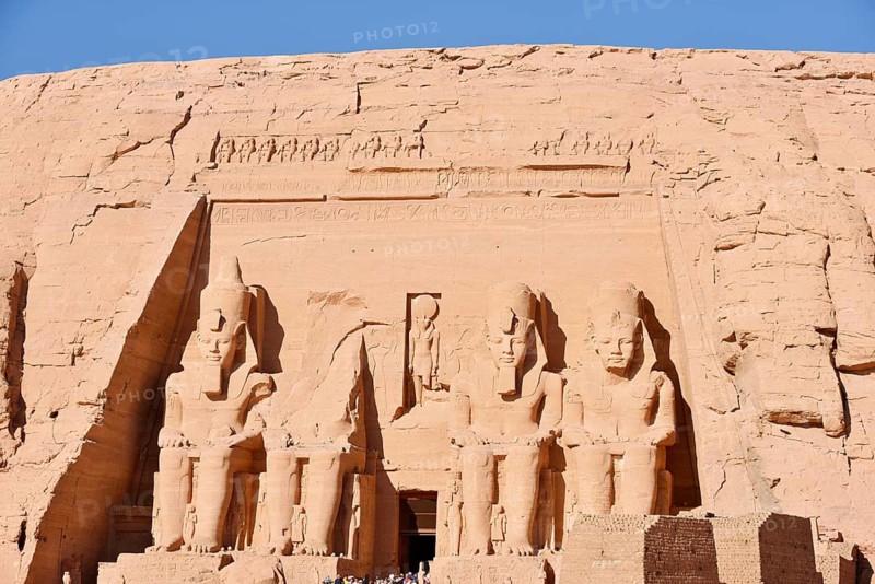 Colossal Statues of Ramesses II, Ramesses II Grand Temple, Abu Simbel Temple, UNESCO World Heritage Site, Nubia, Egypt