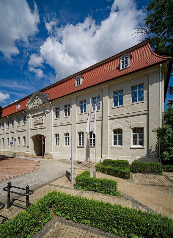 Stables designed by Emanuel Lebrecht Rothe, Köthen Palace and Palace Park, Köthen, Saxony-Anhalt, Germany