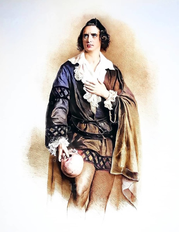 Josef Wagner (1818-1870), Austrian actor, Historical, digitally restored reproduction from a 19th century original, Record date not stated