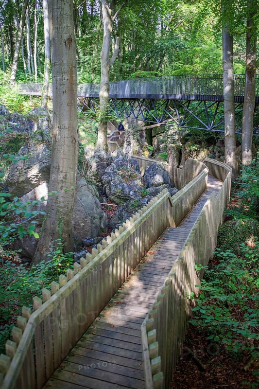 Nature reserve Felsenmeer, means Ocean of rocks, Sauerlandpark, Hemer, Sauerland region, North Rhine-Westphalia, Germany, Europe, Felsenmeer, Sauerlandpark, Hemer, Sauerland, Nordrhein-Westfalen, Deutschland, Europa