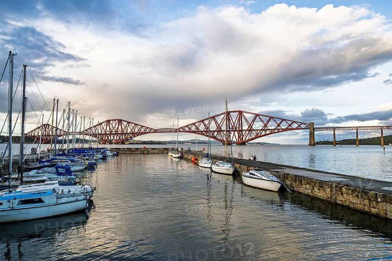 Forth Bridge, Queensferry Crossing, Forth Estuary, Scotland, UK