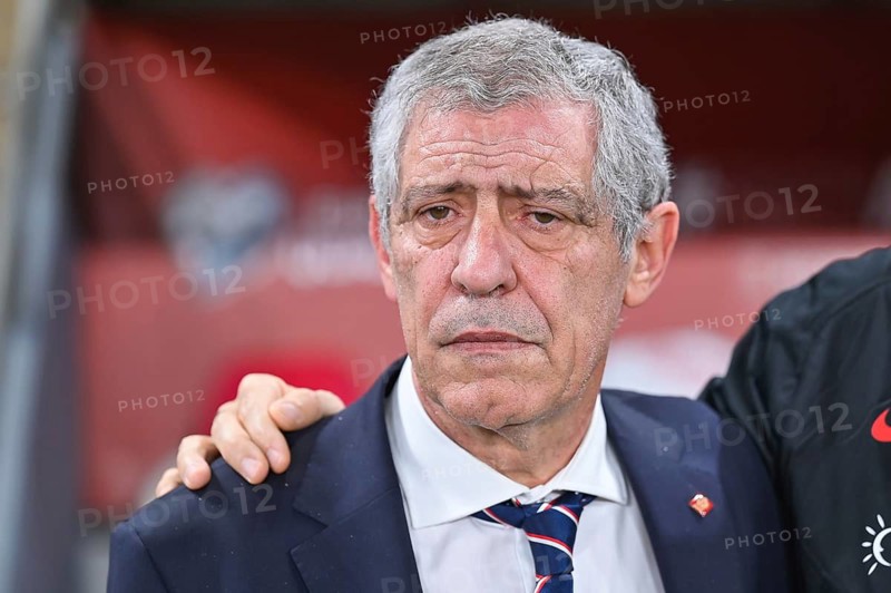 PRAGUE, CZECH REPUBLIC - MARCH 24, 2023: Qualifications for UEFA Euro 2024. Match Czech Republic - Poland 3:1. Fernando Santos head coach of Poland.