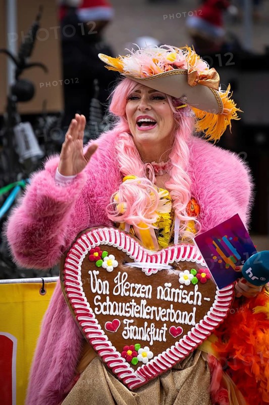 The Frankfurt carnival parade, hosted by Sonya Kraus for Hessischer Rundfunk (hr), will take place on 15 February 2026 on the Römerberg in Frankfurt am Main, Römerberg, Frankfurt am Main, Hesse, Germany