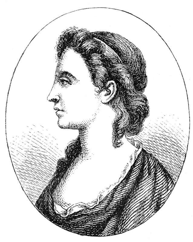 Maria Karoline Flachsland, 1750 - 1809, wife of Johann Gottfried von Herder, a German poet, translator, theologian and philosopher, Maria Karoline Flachsland, 1750 - 1809, Ehefrau von Johann Gottfried von Herder, ein deutscher Dichter, Übersetzer, Theologe und Philosoph